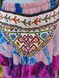 Image 5 of Tribal festival belt white triangle