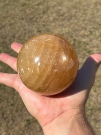 Image 9 of Honey Calcite Sphere #2389