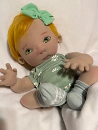 Image 3 of Meadow, 19” Soft Sculpture Girl
