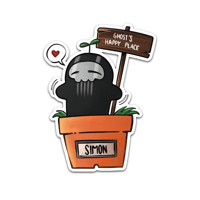 Sprout Ghost Sticker