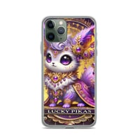 Image 4 of Clear Case for iPhone® Lucky Pika 2024 Art Collection