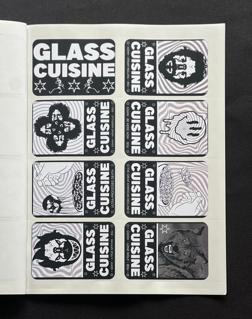 Image of Glass Cuisine & Friends Adhesive Zine