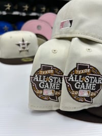 Image 3 of New Era 5950 Country Legend 2.0 Chrome -Burnt Wood- Metallic Silver - Pink