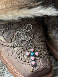 Image 4 of The Wildflower Cross Necklace