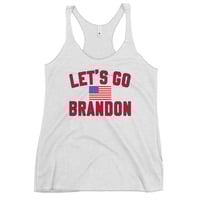 Image 2 of Let's Go Brandon - Women's Racerback Tank