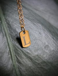Image 3 of Mini Initial Pendant 