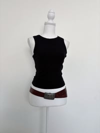 Image 1 of Vintage leather cowboy belt 