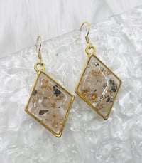 Image 1 of DIAMOND FLORAL DANGLES