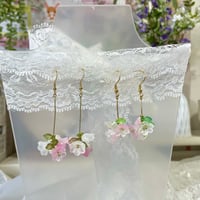 Image 1 of Flower Drop Earrings