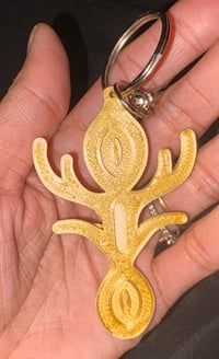 Image 2 of Gold Hades Tech Symbol Keychain 