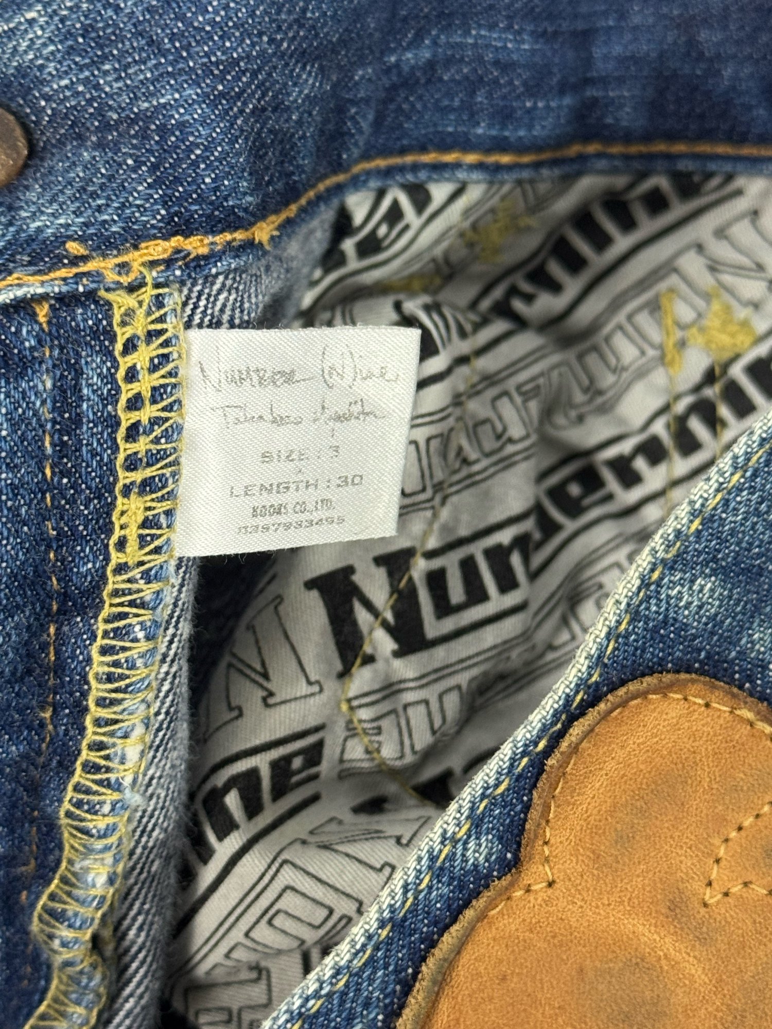 Image of Number (N)ine SS03 Patchwork Denim
