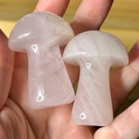 Image 1 of Rose Quartz Mushroom ($8)