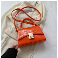 Neon Orange Luxe bag