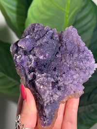 Image 7 of DOUBLE SIDED SUGAR COATED PURPLE FLUORITE -CHINA-
