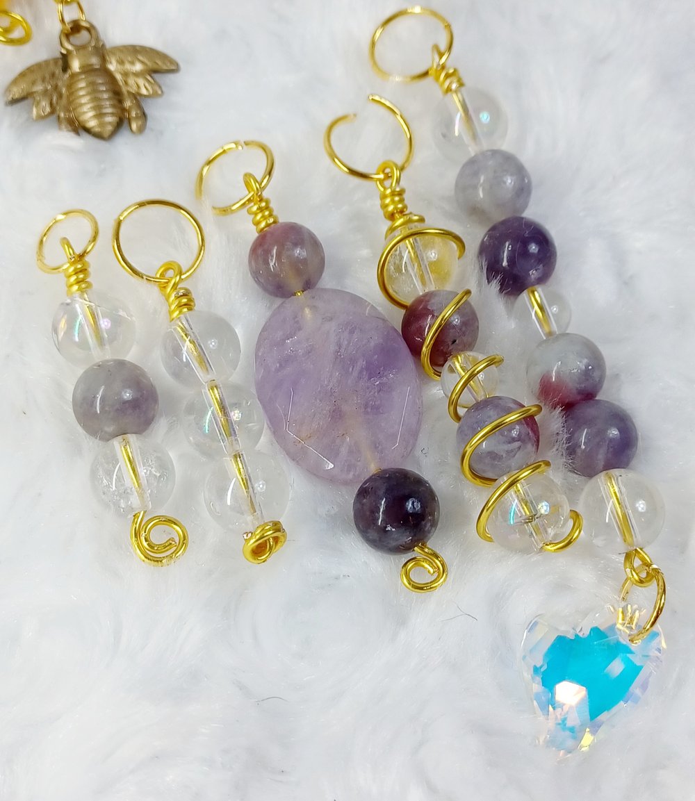 Image of Crystal loc jewelry 