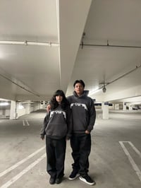 Image 2 of Darkwing Pullover in Grey & White