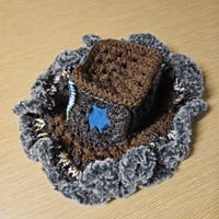 Image 4 of Granny stitch & Denim Bucket Hat 