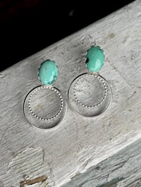 Image 5 of Turquoise Blossom Earrings