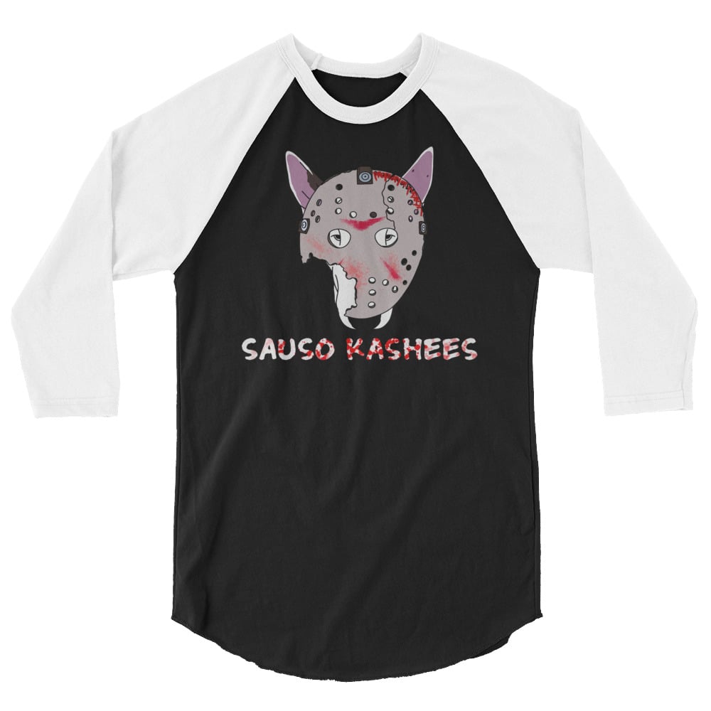 Image of SAUSO KASHEES 3/4 SLEEVE RAGLAN SHIRT 