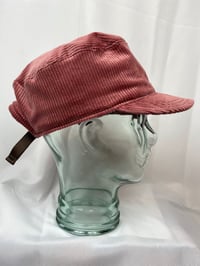 Image 3 of PINK CORDUROY PAINTERS CAP