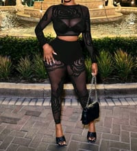 Image 1 of Ladies Black Casual Set