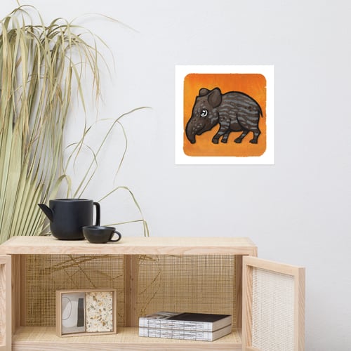 Image of Travis Tapir Giclee Poster