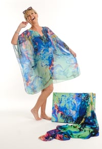 Image 2 of TURTLE COVE PRINT KAFTAN