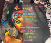 Image 1 of Inspirational/Christian tote bags