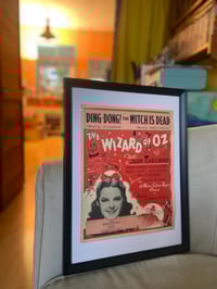 Image 8 of Ding-Dong! The Witch Is Dead from The Wizard of Oz, framed 1939 vintage sheet music