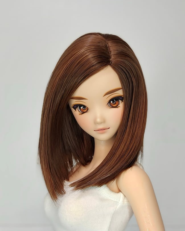 Dark Golden Brown Lob