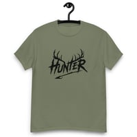 Image 7 of Unisex classic tee, Hunter Antlers T-Shirt | Deer Hunting Outdoor Graphic Tee