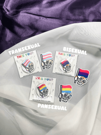 Image 3 of LGBTQ+ This You? Button and Sticker Set