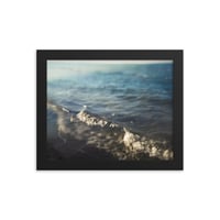 Image 2 of "Waves of Light" Framed poster