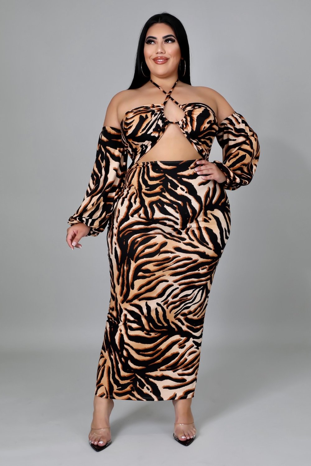 Image of WILD THANG PLUS MIDI DRESS