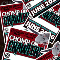 CHOMP ON CRAWLERS ANGLER CARD 2026 - ONE CARD PER ORDER