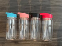 10oz water bottle w/flip lid - Acrylic