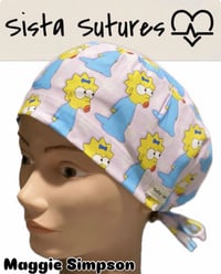 Image 4 of The Simpsons Scrub Hats