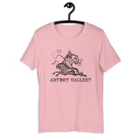 Image 9 of Artbot Horse Fly Printed in Black Unisex t-shirt