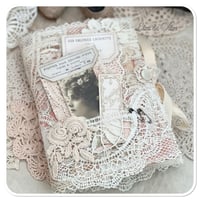 Image 1 of slow stitch kit - Rose Fabric sewing book and needle book
