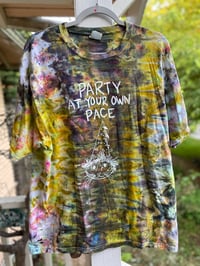 Image 1 of XL Party At Your Own Pace Tie Dye Shirt D12