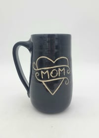 Image 1 of Black Mom Heart Mug 