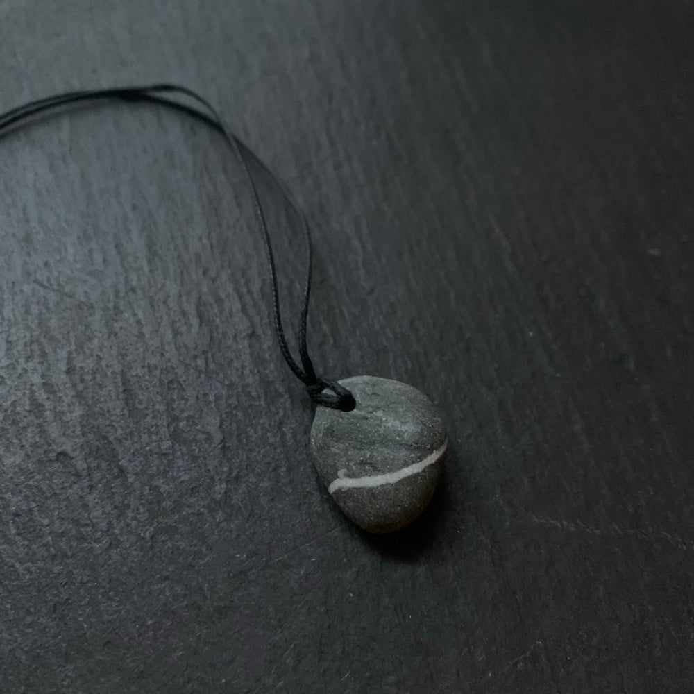 Image of Striped stone necklace