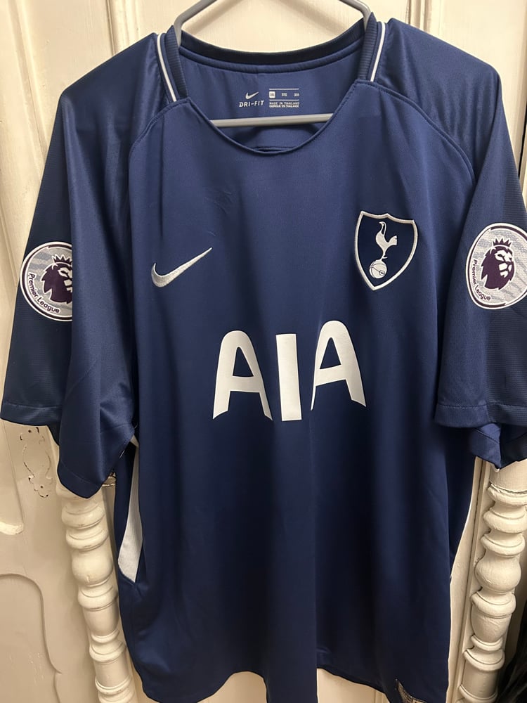 Image of Tottenham Hotspur “DEMBÉLÉ 19” 2017/18 Away Shirt + PL patches (3XL)