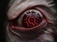 Image 3 of REDRUM - wall sculpture, hand sculpted