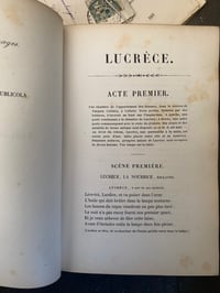 Image 4 of Lucrèce, tragédie en 5 actes du poète François Ponsard, 1943! Livre rare! 