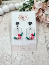 Image 3 of Rose Window Arch Earrings