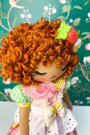 Image of Medium Art Doll Strawberry 