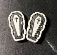 Black and White Coffins