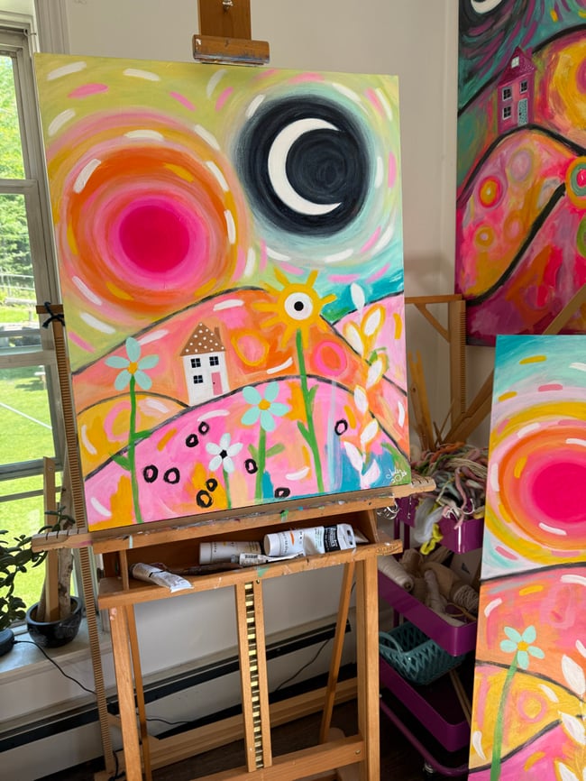 Seeds of Solitude. Original Canvas Painting