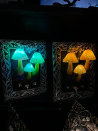Image 2 of Small silver led mushroom frame